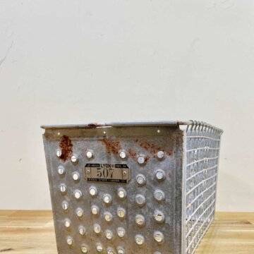 Vintage_Wire basket【4342】