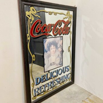 Advertising Wall Mirror CocaCola【5697】