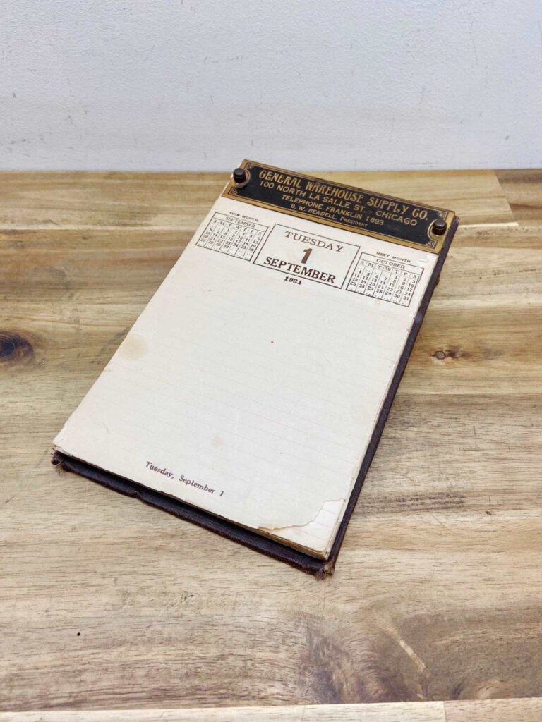 Vintage Note Pad Holder 【5734】