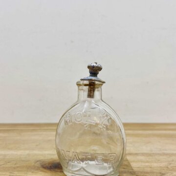 Vintage Glass Holy Water Bottle【5421】