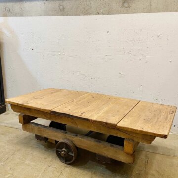 Wood dolly table【7130】