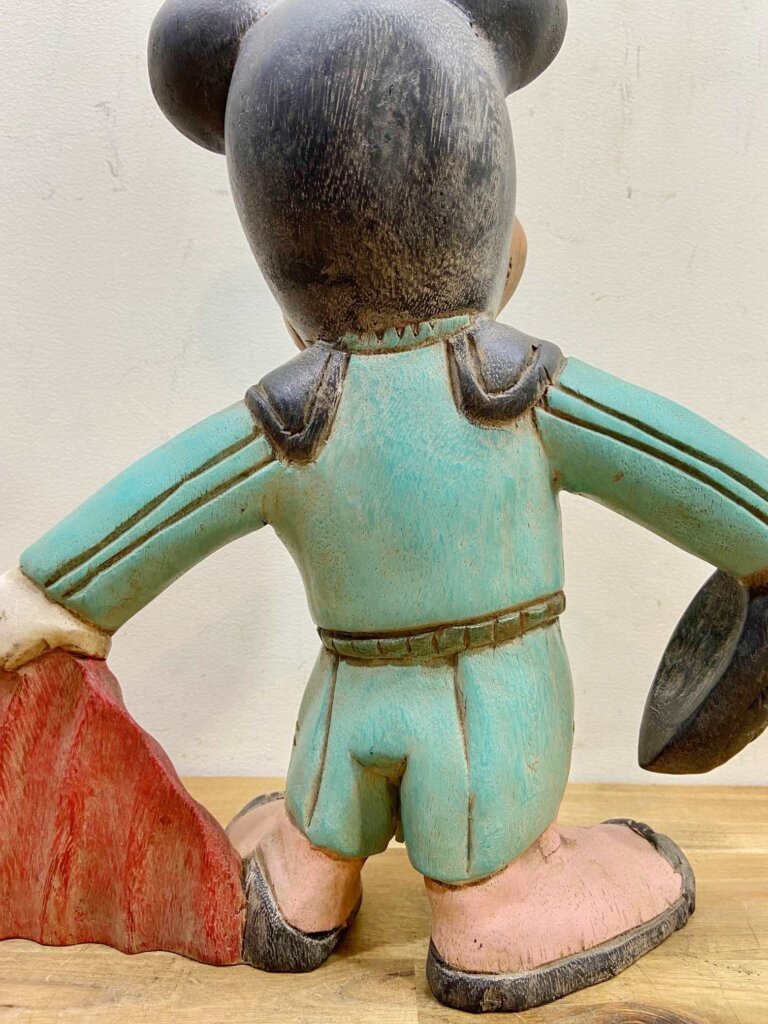 Mickey Mouse Wooden Doll【6799】 - 画像 (8)