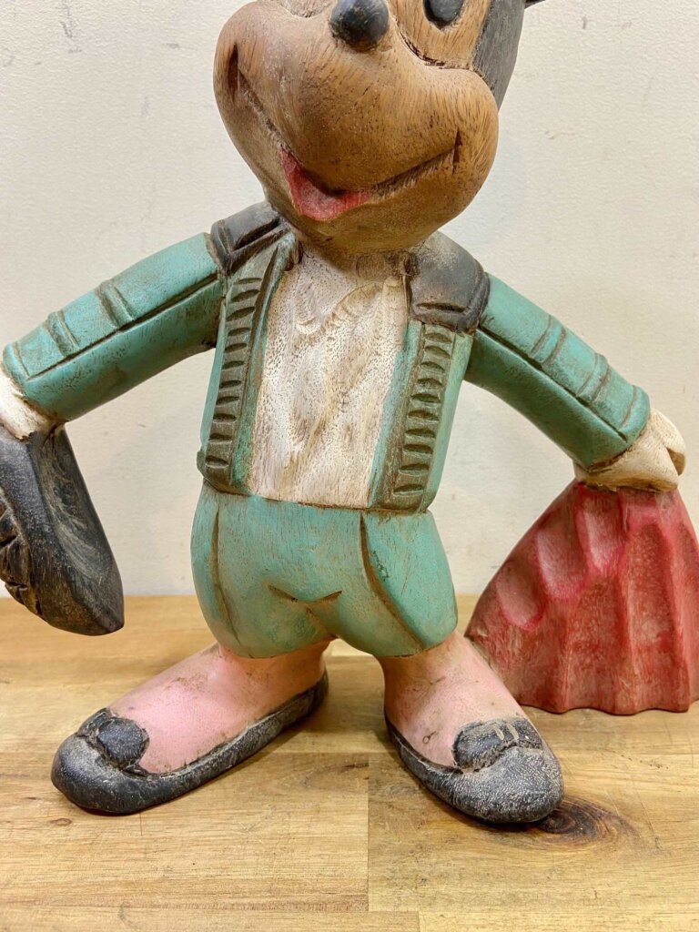Mickey Mouse Wooden Doll【6799】 - 画像 (7)