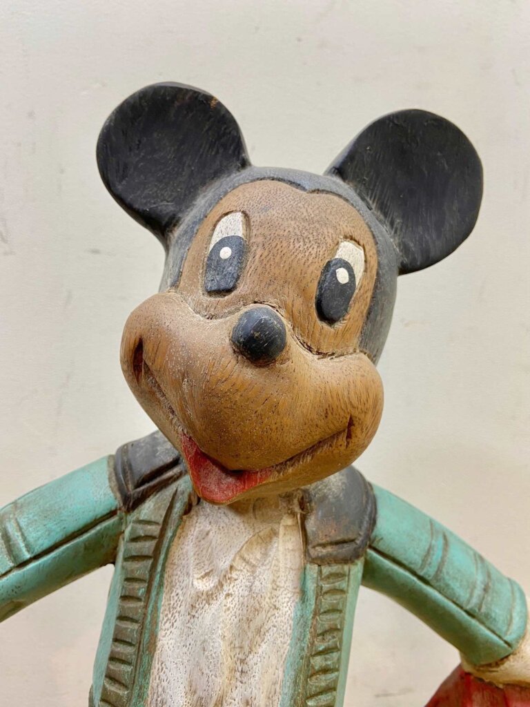 Mickey Mouse Wooden Doll【6799】 - 画像 (6)