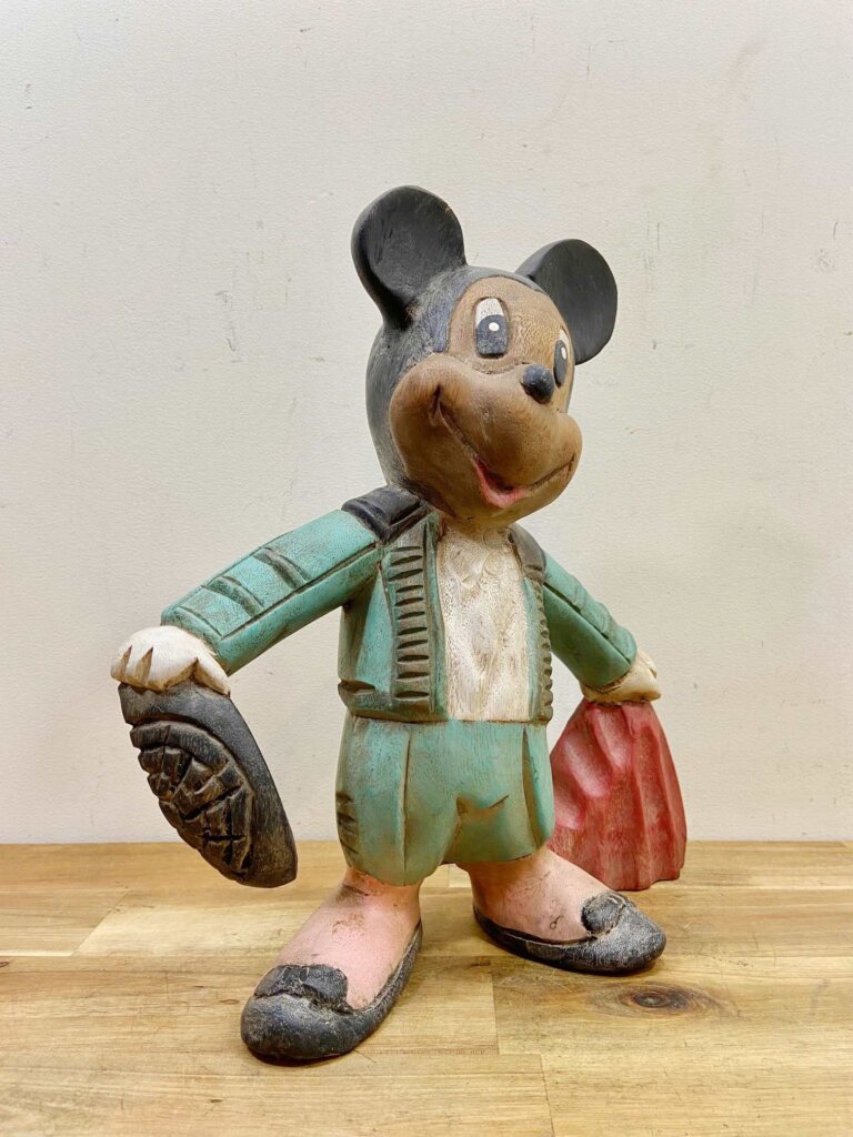 Mickey Mouse Wooden Doll【6799】 - 画像 (5)