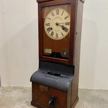 ANTIQUE NATIONAL TIME RECORDER 【9563】