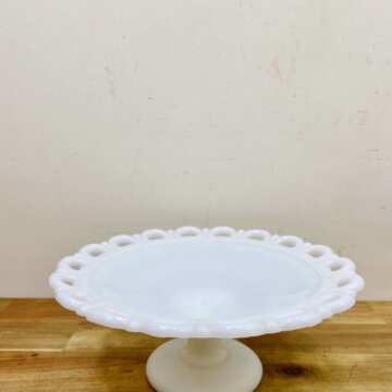 Fire King Lace Edge Compote Bowl 【8552】