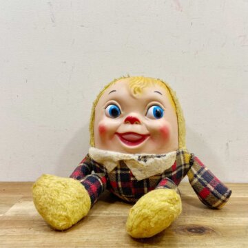 Vintage Rubber Face Humpty Dumpty Doll【7832】