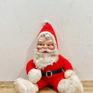 Vintage Rubber Face Santa Claus Doll【7985】