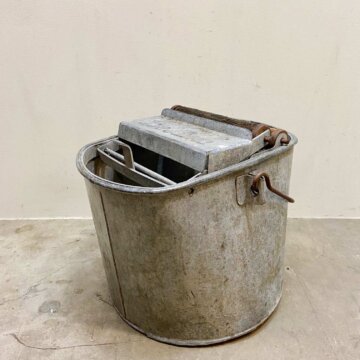 Vintage Metal Mop Bucket【7654】