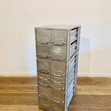 Vintage Metal Parts Cabinet【8718】