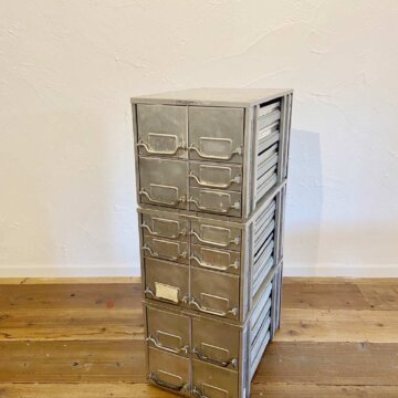 Vintage Metal Parts Cabinet【8717】