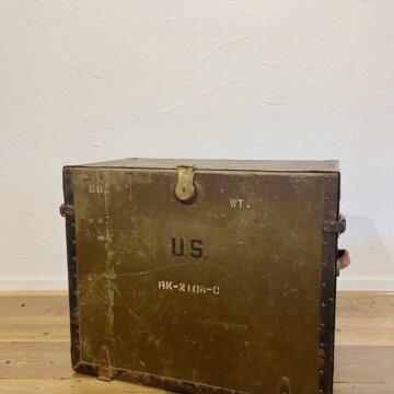 Vintage Military Wooden Box 【8722】