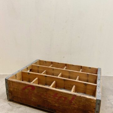 Vintage Crystal Club Wood Crate【8980】