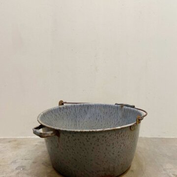 Vintage Enamelware Bucket【2411】