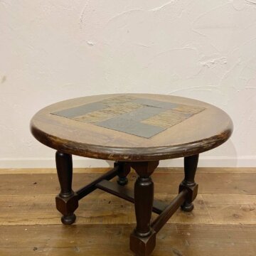 Vintage Wood Stone Table【9304】
