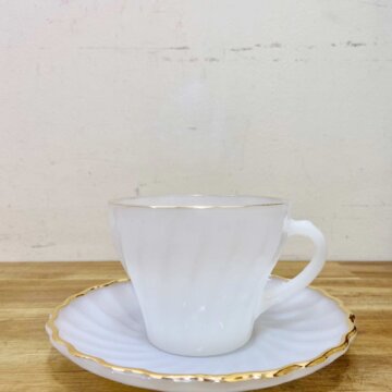Anchor Hocking Cup＆Saucer 【9404】