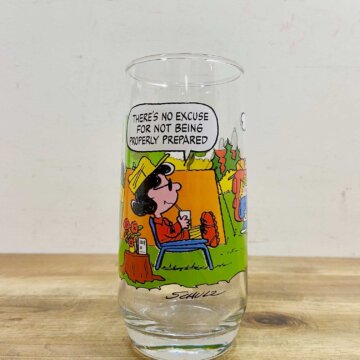 Vintage Mcdonald's Snoopy Glass【7861】