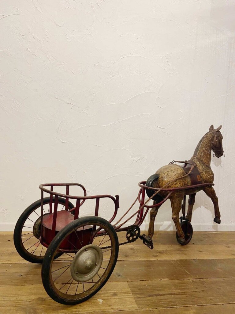 Antique Horse Tricycle【9481】 - 画像 (3)