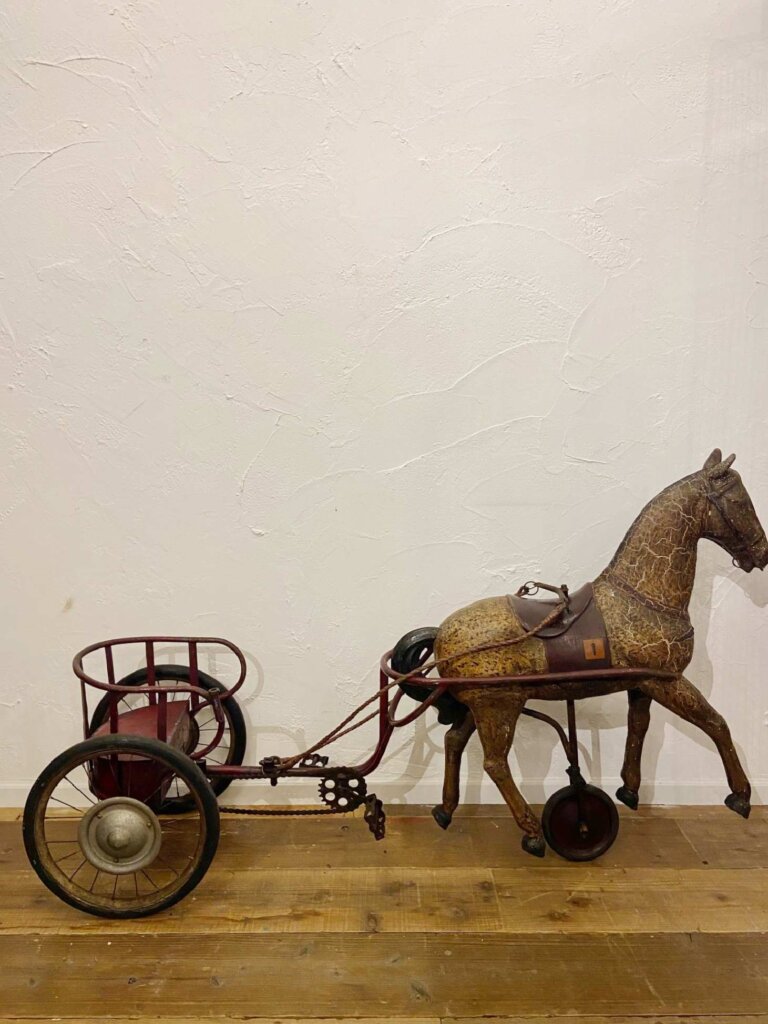 Antique Horse Tricycle【9481】 - 画像 (4)