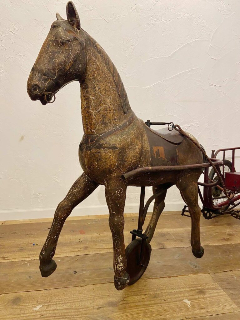 Antique Horse Tricycle【9481】 - 画像 (8)