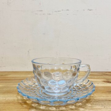 Fire King Cup & Saucer 【9551】