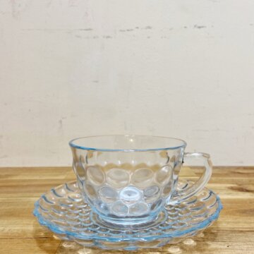 Fire King Cup & Saucer 【9552】
