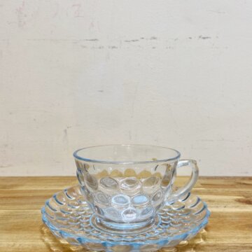 Fire King Cup & Saucer 【9549】