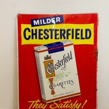 Vintage Chesterfield Cigarette Advertising Sign【9836】