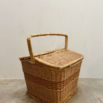 Vintage Picnic basket【B1288】