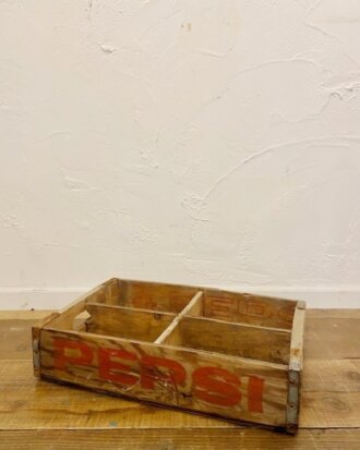Vintage PEPSI Wood Box【9843】