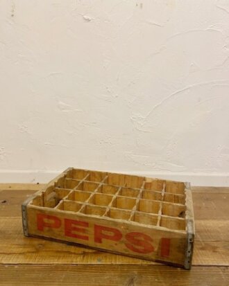 Vintage PEPSI Wood Box【9847】