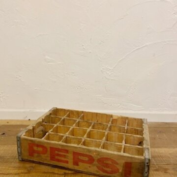 Vintage PEPSI Wood Box【9847】