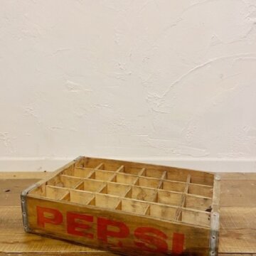 Vintage PEPSI Wood Box【9849】