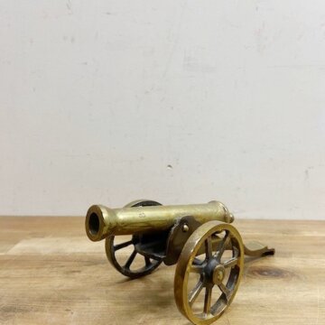 Vintage Brass Cannon【B1656】