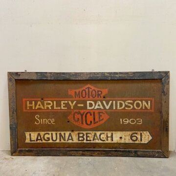 Vintage HARLEY DAVIDSON Sign【103】