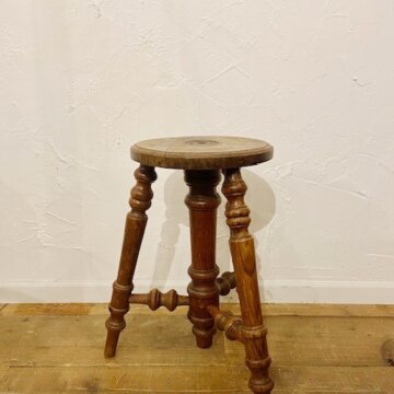 Vintage Wood Stool【B2567】