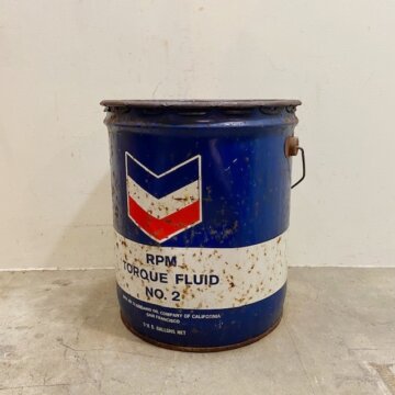 Vintage CHEVRON Oil Can 【B3159】