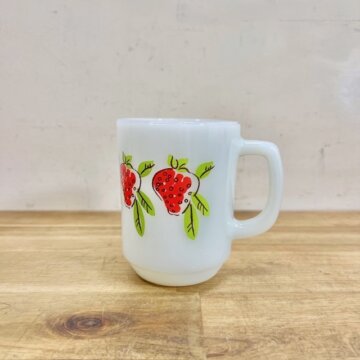 Fire King Fruits Mug Strawberry【B3548】