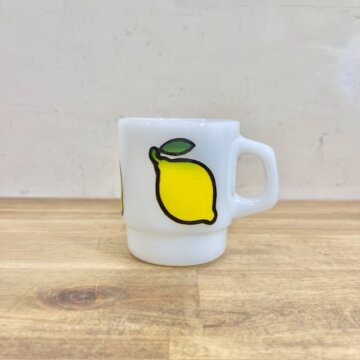 Fire King Super Fruits Mug Lemon【B3545】