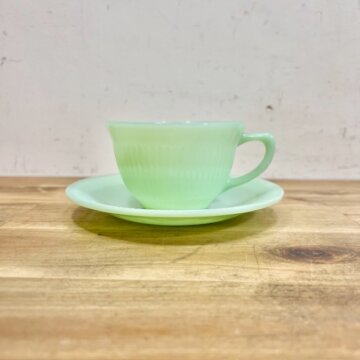 Fire King Jane Ray Cup&Saucer【B3536】