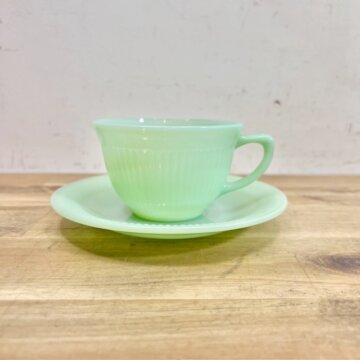 Fire King Jane Ray Cup&Saucer【B3539】