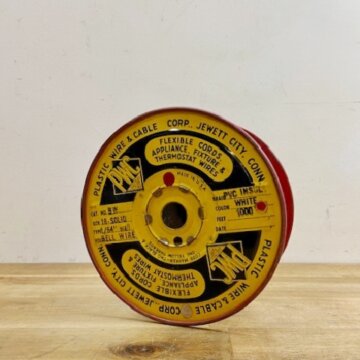 Vintage Wire Cable Spool【B3250】