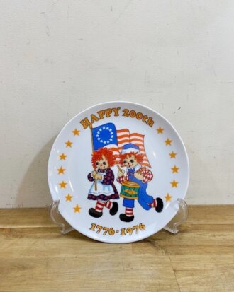 Raggedy Ann＆Andy Plate【B3544】