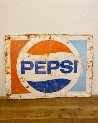 Vintage Pepsi Advertising Sign【B3186】