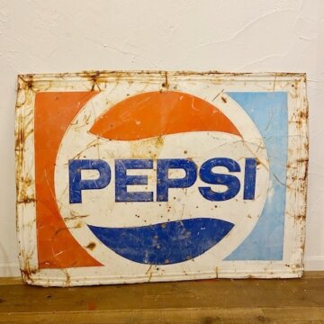 Vintage Pepsi Advertising Sign【B3186】