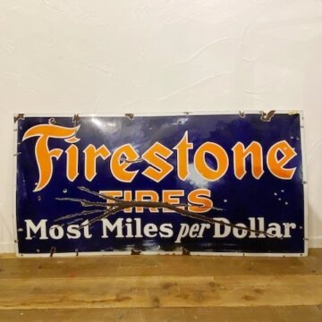 Vintage Firestone Tires Sign【B3219】