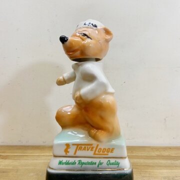 Vintage Sleepy Bear Decanter【B3585】