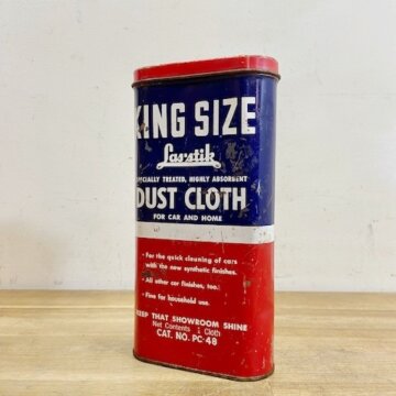 Vintage Dust Cloth Tin【B3274】