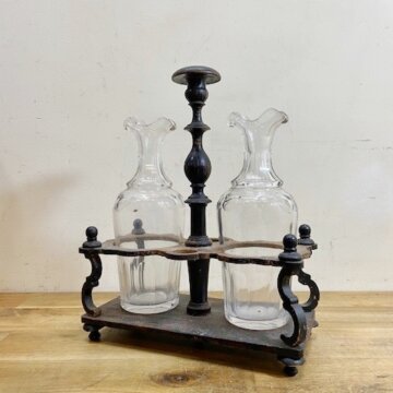 Antique Oil vinegar holder【B4295】